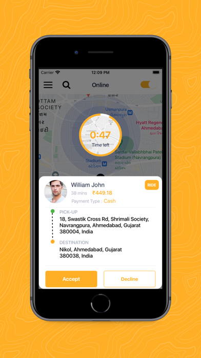 XLCab Driver Screenshot