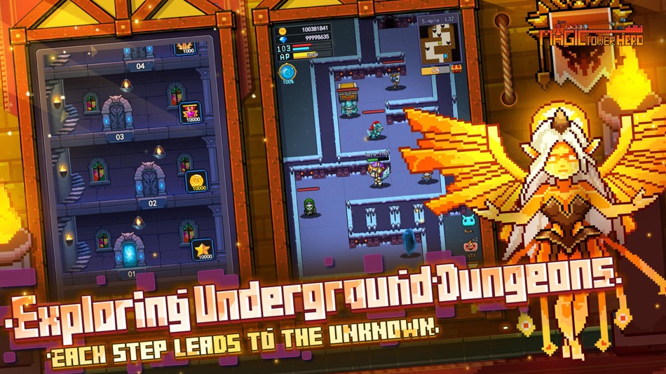 #3. Magic Tower Hero - DungeonKing (iOS) بواسطة: HAPPY CAT GAMING (HK) LIMITED