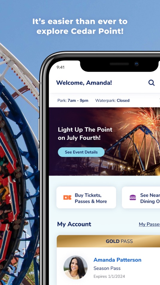 #2. Cedar Point (iOS) 由: Cedar Fair