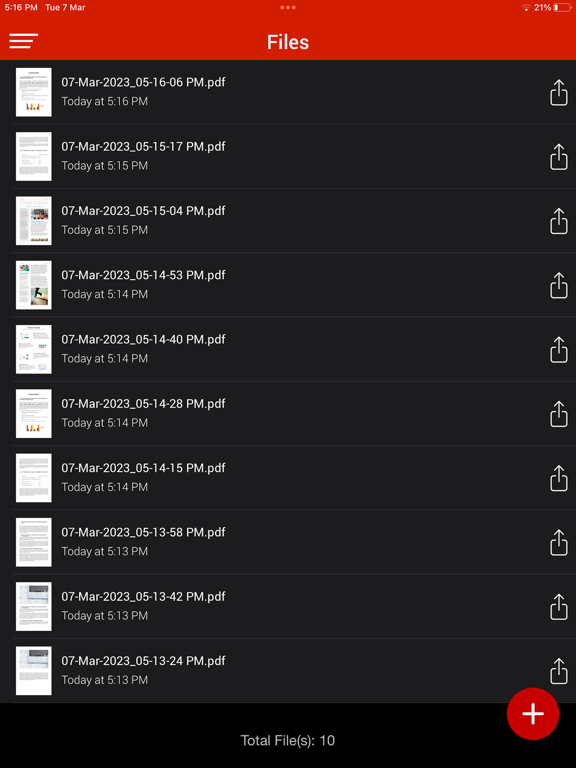 PDF Maker - Scanner & Convert iPad screenshot 7 - Business app