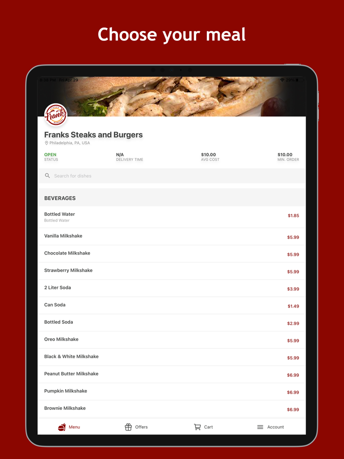 Frank’s Steaks and Burgers