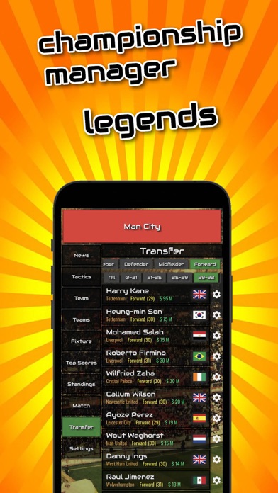 Championship Manager Legends Screenshot
