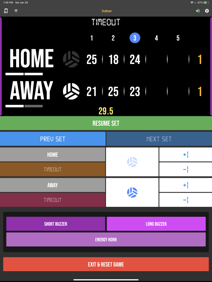 BT Volleyball Controller