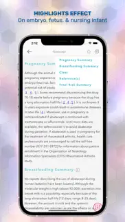 drugs in pregnancy lactation iphone screenshot 3