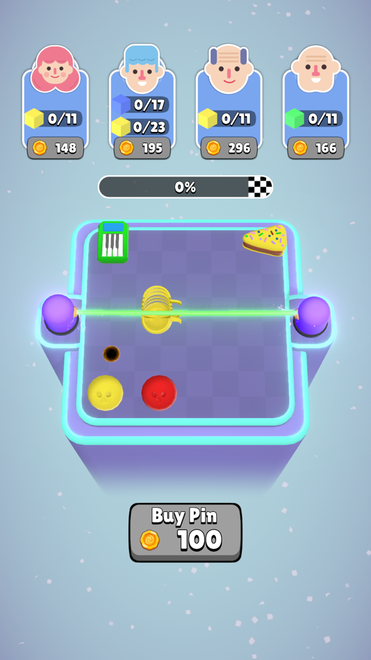 #2. Stretch And Slice (iOS) 来自: FLUSH GAMES OYUN YAZILIM VE BILGI TEKNOLOJILERI ANONIM SIRKETI