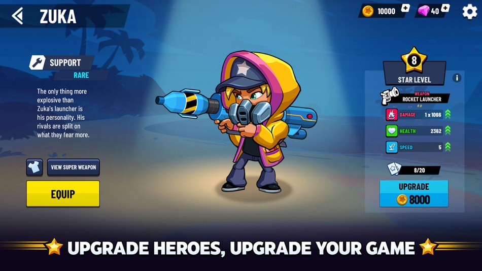 #7. Battle Stars: 4v4 TDM & BR (iOS) By: SuperGaming