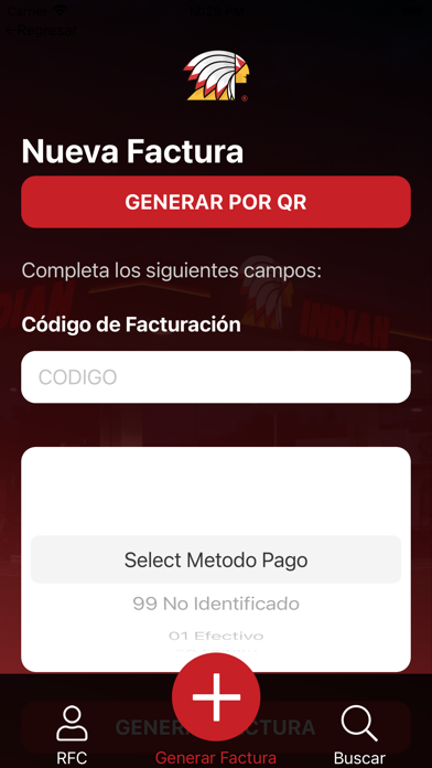 Indian Facturacion Screenshot