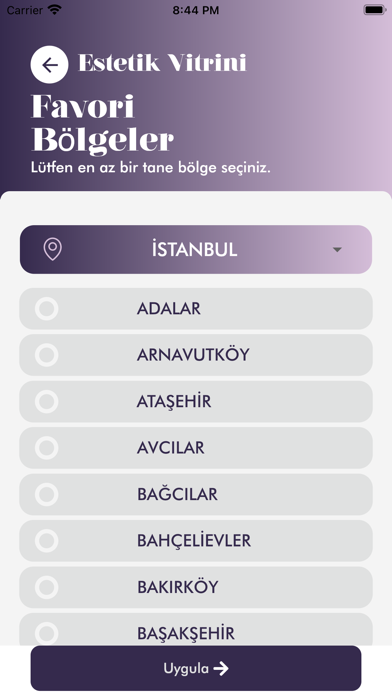 Estetik Vitrini Screenshot