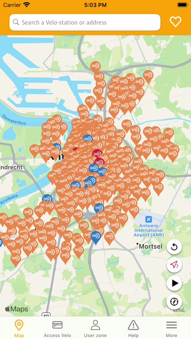 Velo Antwerpen Screenshot