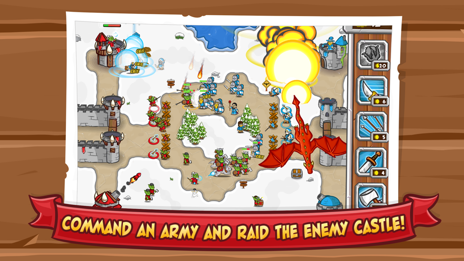 #3. Castle Raid 2 (iOS) 由: Arcmill AB