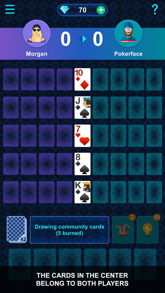 #3. Poker Duel - Card Game (iOS) Bởi: IsCool Entertainment
