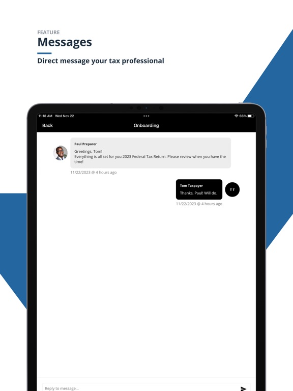 TaxCaddy iPad screenshot 7 - Finance app