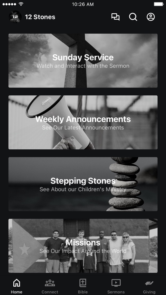 #1. 12 Stones Fellowship (iOS) 由: 12 Stones Fellowship, Inc