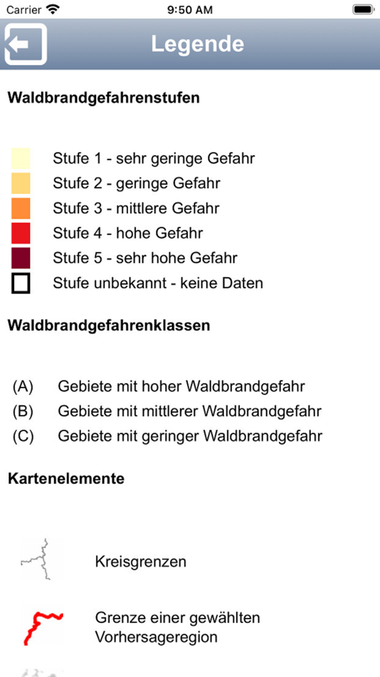 #6. Waldbrandgefahr Sachsen (iOS) 由: Mitteldeutsche Agentur für Informationsservice