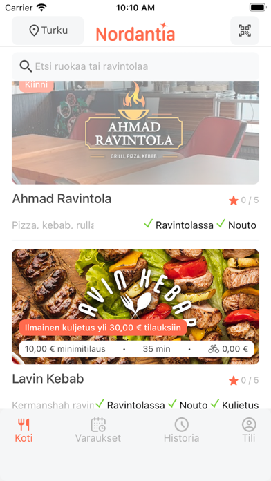 Nordantia Tilaa Screenshot