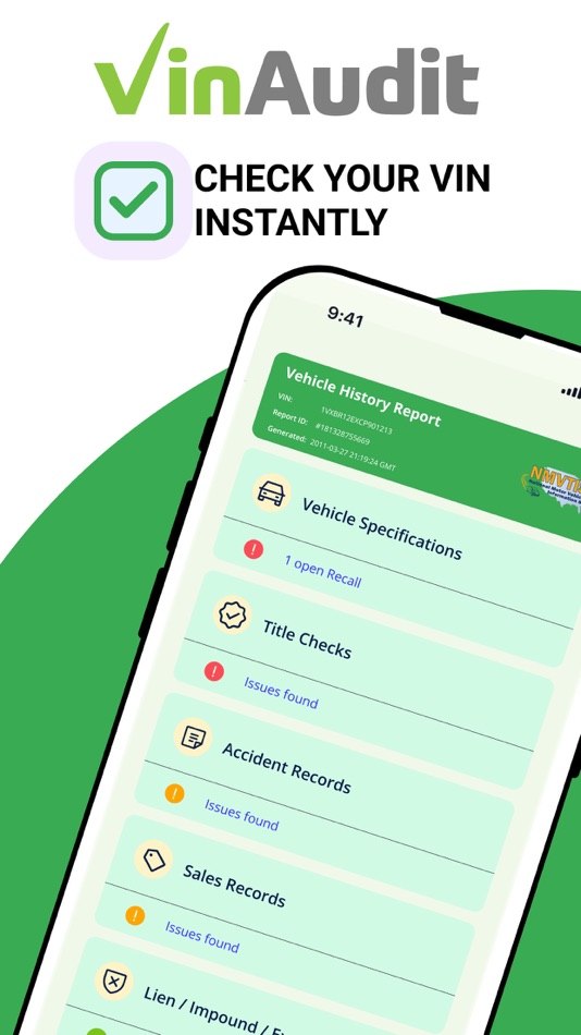 #1. VinAudit - VIN Check & Scanner (iOS) 由: VinAudit.com
