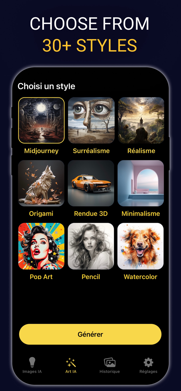 AI Art Generator - Journey