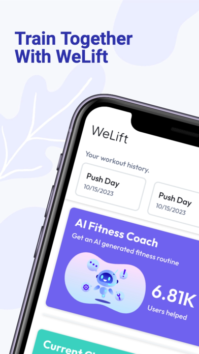WeLift: AI Fitness Tracker Screenshot