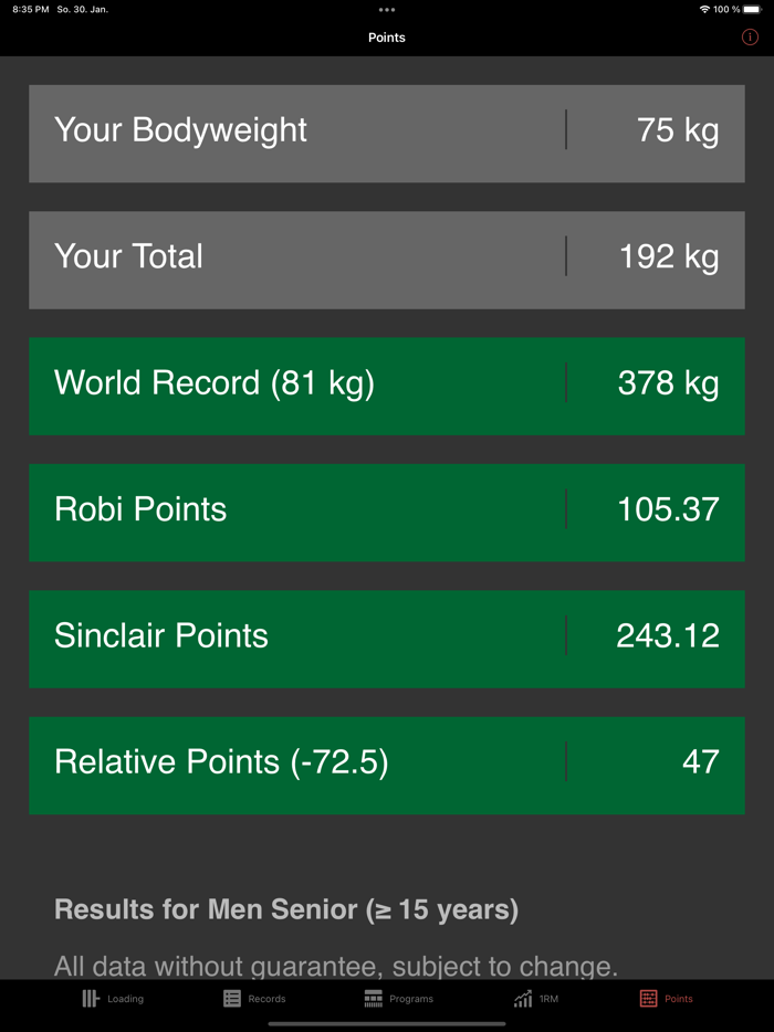 Olympic Weightlifting App