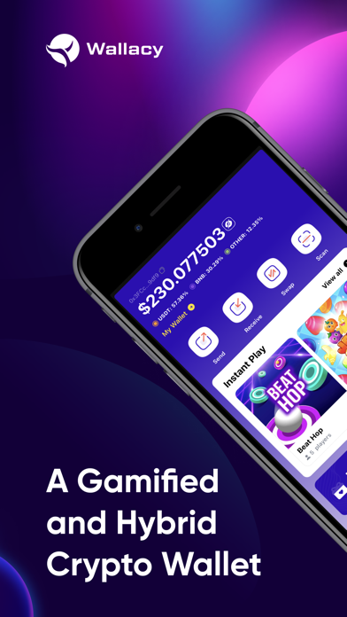 Wallacy: Crypto & BTC Wallet Screenshot