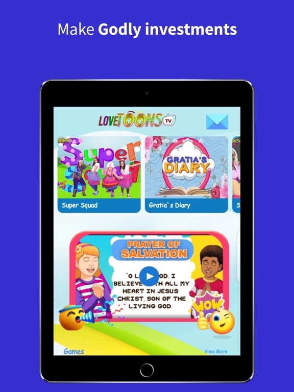 Lovetoons TV iPad screenshot
