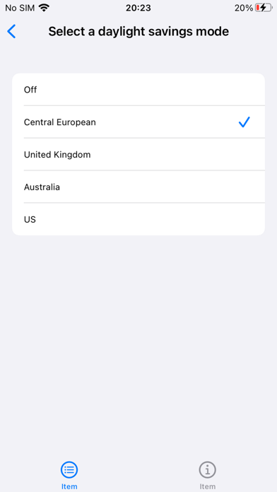 Myriadclock screenshot