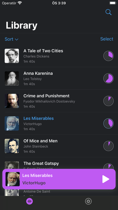 Audio Book Player - Okusana Screenshot