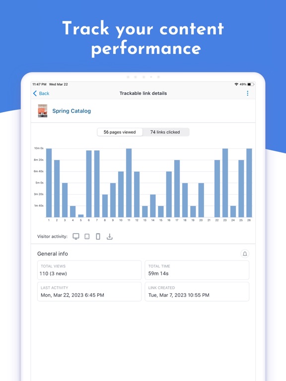 FlippingBook iPad screenshot 6 - Business app