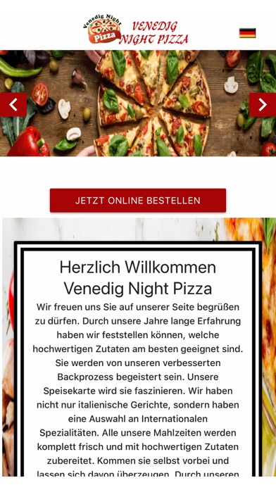 Venedig Night Pizza Screenshot