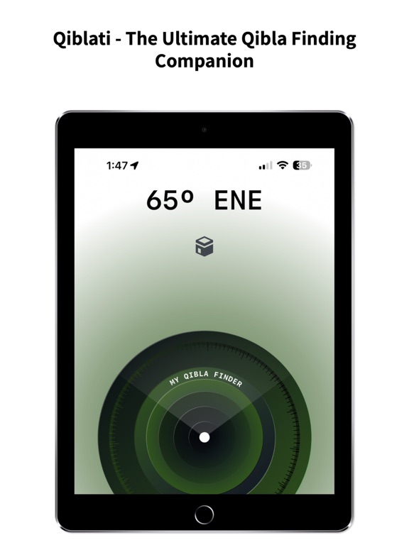 Qiblati: My Qibla iPad screenshot 4 - Utilities app