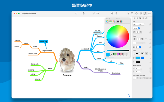 ‎SimpleMind − Mind Mapping Screenshot