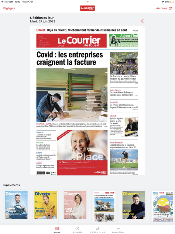 Screenshot #4 pour Le Courrier de l'Ouest Journal