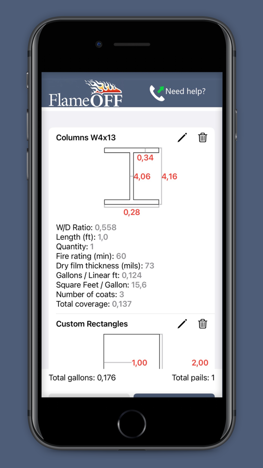 #2. FlameOFF Estimator (iOS) 由: FlameOFF Coatings, Inc.