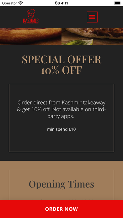 Kashmir Takeaway, Hull Screenshot