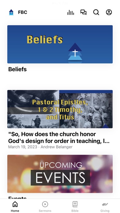 Faith Baptist Church Covington Screenshot