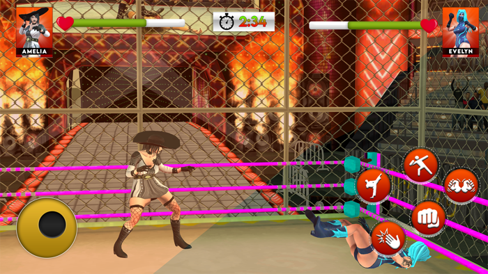 Wrestling Girls Empire Games