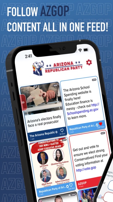 AZGOP Arizona Republicans Screenshot