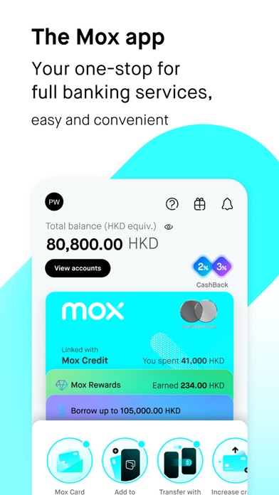 Mox Bank Screenshot