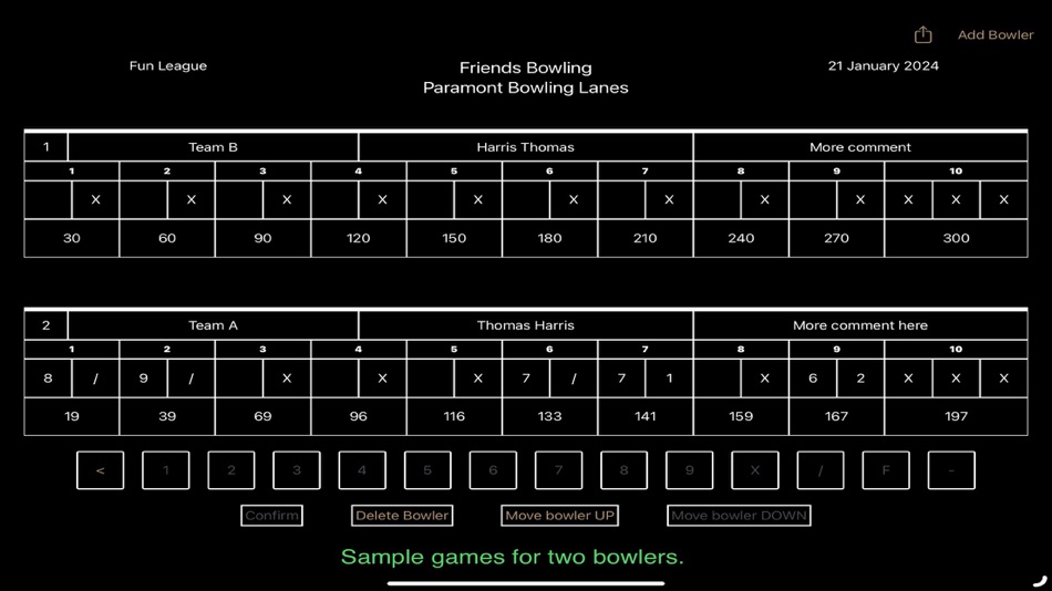 #2. Bowling Roster (iOS) 由: Thomas Cavalli