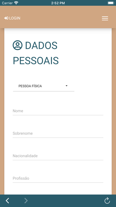 Santayana Leilões Screenshot