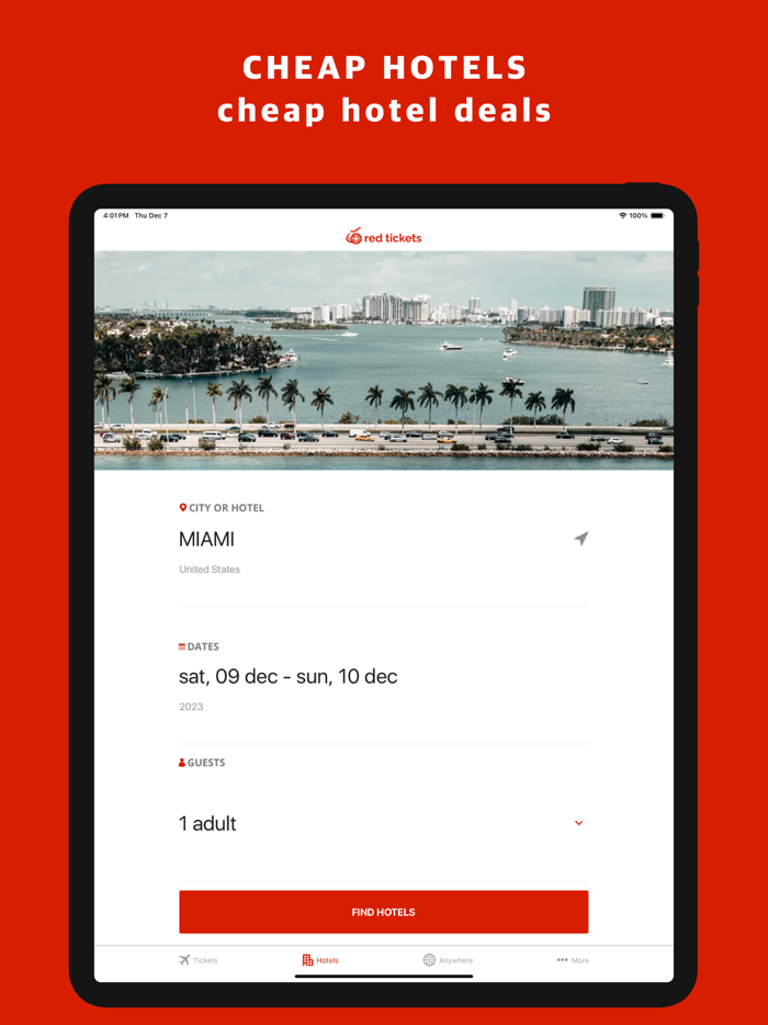 Red Tickets - Cheap Flights