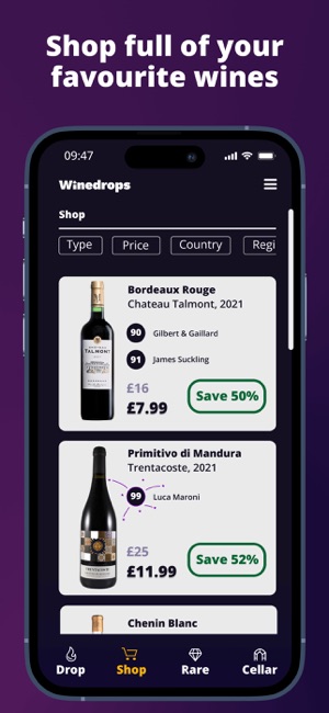 Winedrops on the App Store