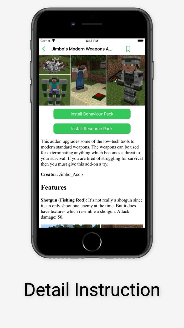 Mods for Minecraft PE