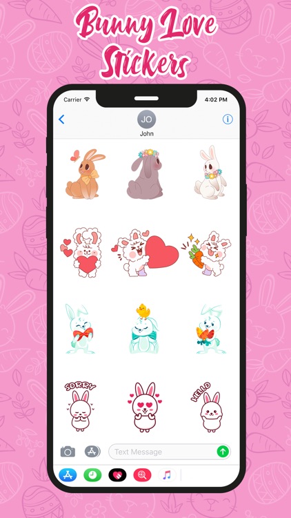 Bunny Love Stickers screenshot-3