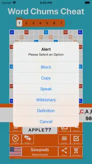 word chums cheat & helper iphone screenshot 3