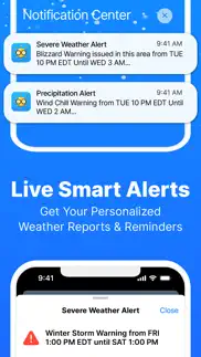 smart weather: forecast alerts iphone screenshot 2