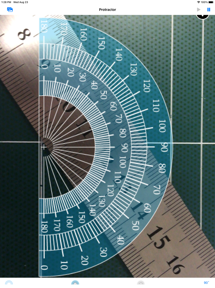 Protractor Angle measurement