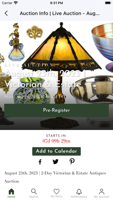 McLaren Auction Screenshot