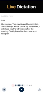 Transcriber • Speech to Text screenshot #2 for iPhone