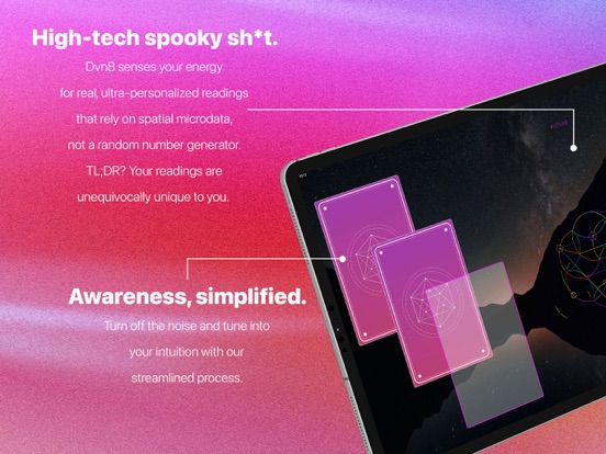 Dvn8 iPad screenshot 2 - Lifestyle app